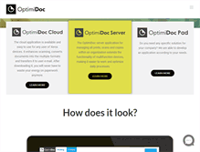 Tablet Screenshot of optimidoc.com